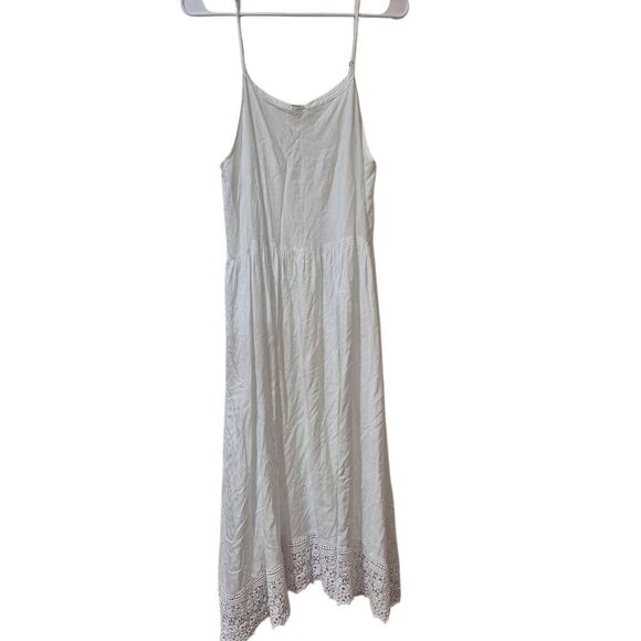 Free People Intimately White Slip Dress w Adjustable Spaghetti Straps EUC - Picture 8 of 15